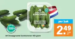 Albert Heijn AH Snoepgroente Komkommer aanbieding