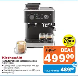 Albert Heijn KitchenAid Halfautomatische Espressomachine aanbieding