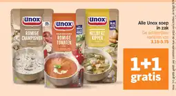 Albert Heijn Alle Unox Soep in Zak aanbieding