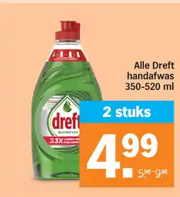 Albert Heijn Alle Dreft handafwas aanbieding