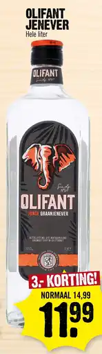 Super Dirck 3 Olifant jonge graanjenever aanbieding