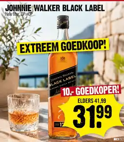 Super Dirck 3 Johnnie Walker Black Label aanbieding