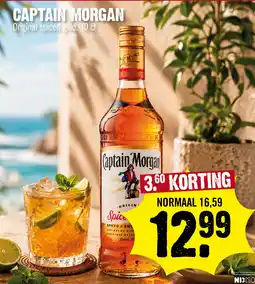 Super Dirck 3 Captain Morgan Original spiced gold aanbieding