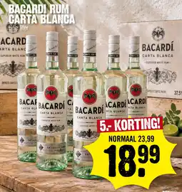 Super Dirck 3 Bacardi rum carta blanca aanbieding