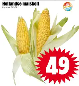 Dirk Hollandse maïskolf aanbieding