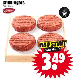 Dirk de Vleeschmeesters Grillburgers aanbieding