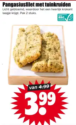 Dirk Pangasiusfilet met tuinkruiden aanbieding