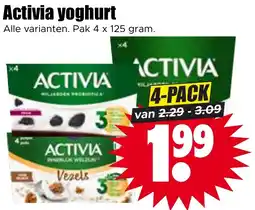 Dirk Activia yoghurt aanbieding