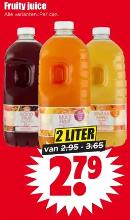 Dirk Fruity juice aanbieding
