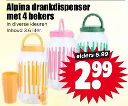Dirk Alpina drankdispenser aanbieding