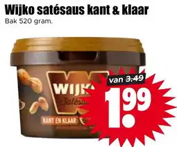 Dirk Wijko satésaus kant & klaar aanbieding