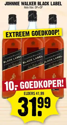Dirk johnnie walker black label aanbieding