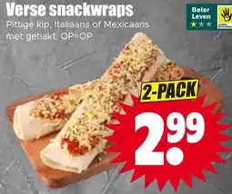 Dirk Verse snackwraps aanbieding