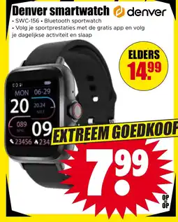 Dirk Denver smartwatch SWC-156 aanbieding