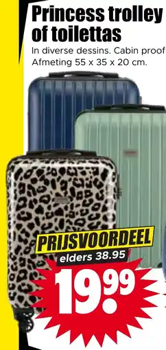 Dirk Princess trolley of toilettas aanbieding