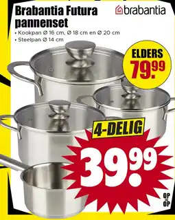 Dirk Brabantia Futura pannenset aanbieding