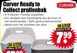 Dirk Curver Ready to Collect prullenbak aanbieding