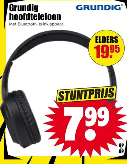 Dirk Grundig hoofdtelefoon aanbieding