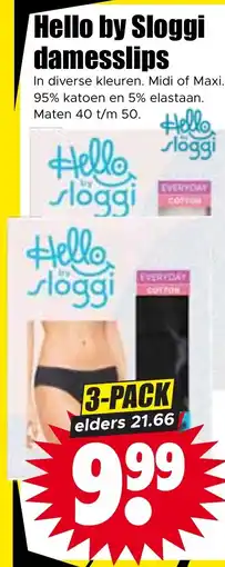 Dirk Hello by Sloggi damesslips aanbieding