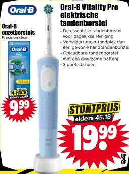 Dirk Oral-B Vitality Pro elektrische tandenborstel aanbieding