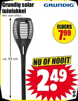 Dirk Grundig Solar Tuinfakkel aanbieding