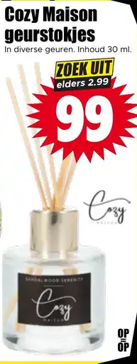 Dirk Cozy Maison Geurstokjes aanbieding