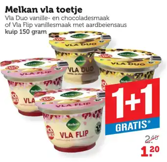 Melkan vla toetje