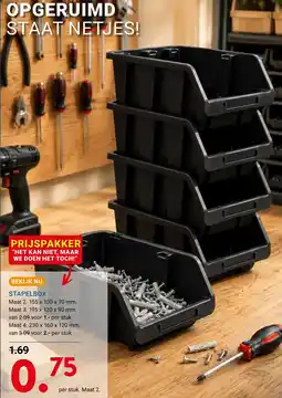 Kluswijs Stapelbox aanbieding