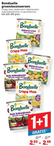 Coop Bonduelle groenteconserveren aanbieding