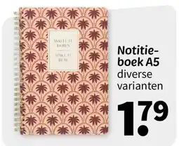 Wibra A5Notitieboek A5 aanbieding