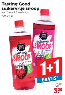 Coop Tasting Good suikervrije siroop aanbieding