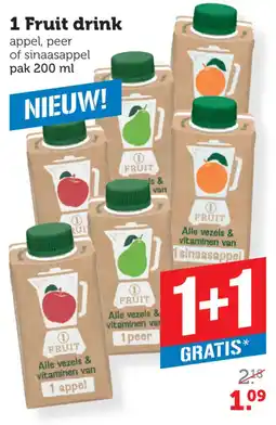 Coop 1 fruit drink aanbieding