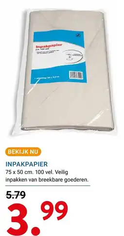 Kluswijs Inpakpapier aanbieding
