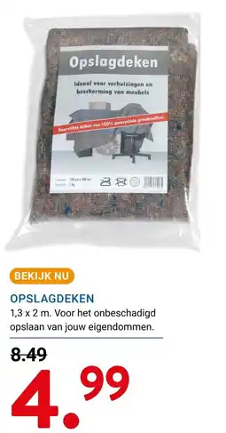Kluswijs Opslagdeken aanbieding
