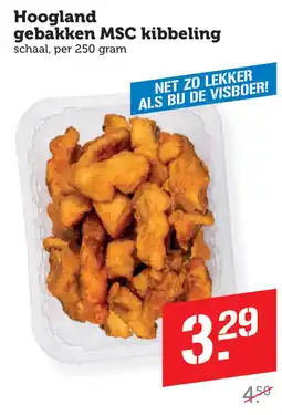 Coop Hoogland gebakken MSC kibbeling aanbieding