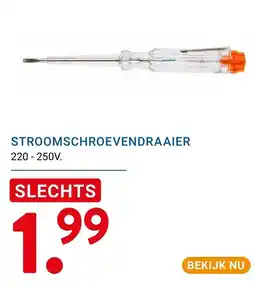 Kluswijs stroomschroevendraaier aanbieding