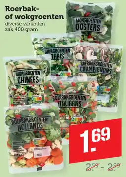 Coop Roerbak- of wokgroenten aanbieding