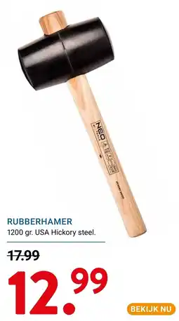 Kluswijs ZEDO rubberhamer aanbieding