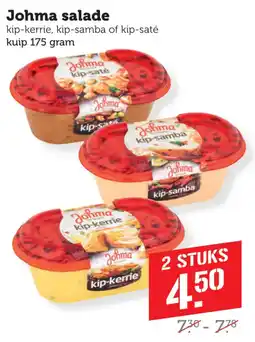 Coop Johma salade aanbieding