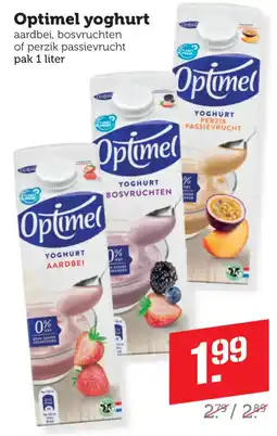 Coop Optimel yoghurt aanbieding