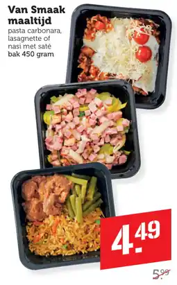 Coop Van Smaak maaltijd aanbieding