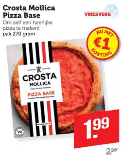 Coop Crosta Mollica Pizza Base aanbieding