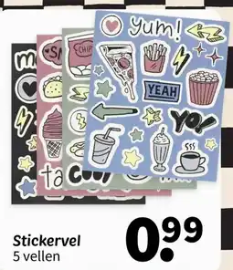 Wibra Stickervel aanbieding