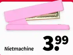 Wibra Nietmachine aanbieding