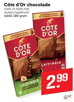 Coop Côte d'Or chocolade aanbieding