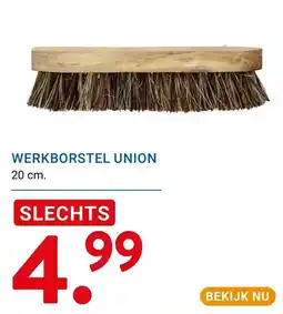 Kluswijs union werkborstel aanbieding