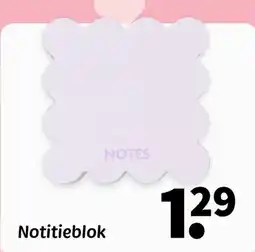 Wibra Notitieblok aanbieding