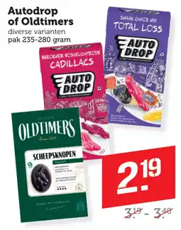 Coop Autodrop of Oldtimers aanbieding