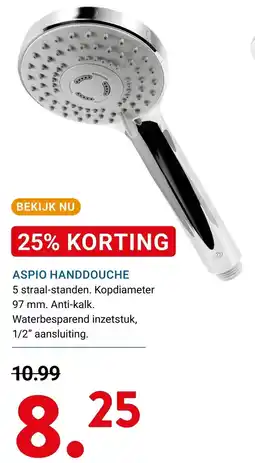 Kluswijs Aspio handdouche aanbieding