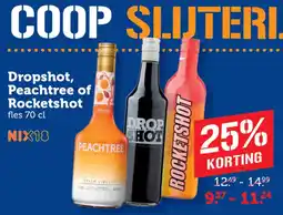 Coop Dropshot, Peachtree of Rocketshot aanbieding